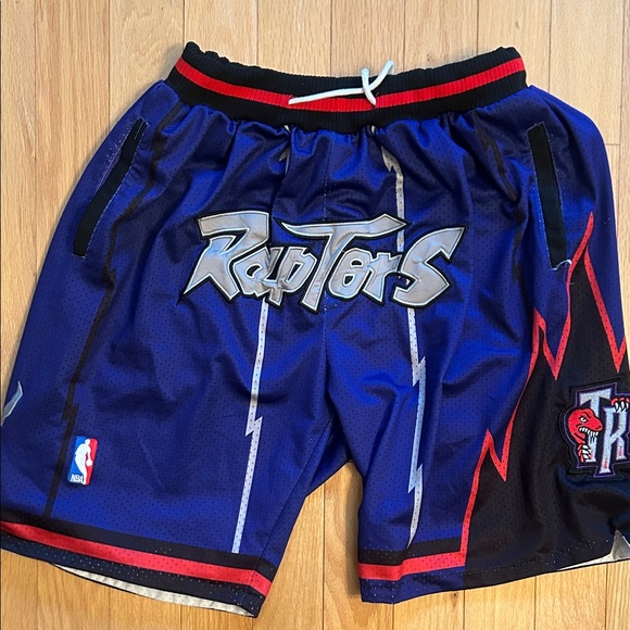 Just Don Other - Just Don Raptors Blue and Black Athletic Shorts
